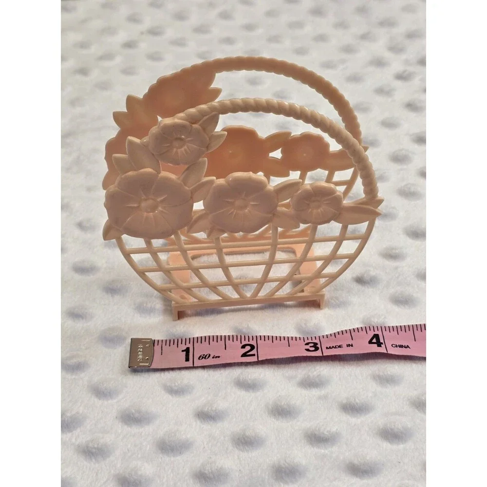 Lusterware Vintage Plastic Napkin Holder Retro Kitchen Art Deco Office Bill Slot
